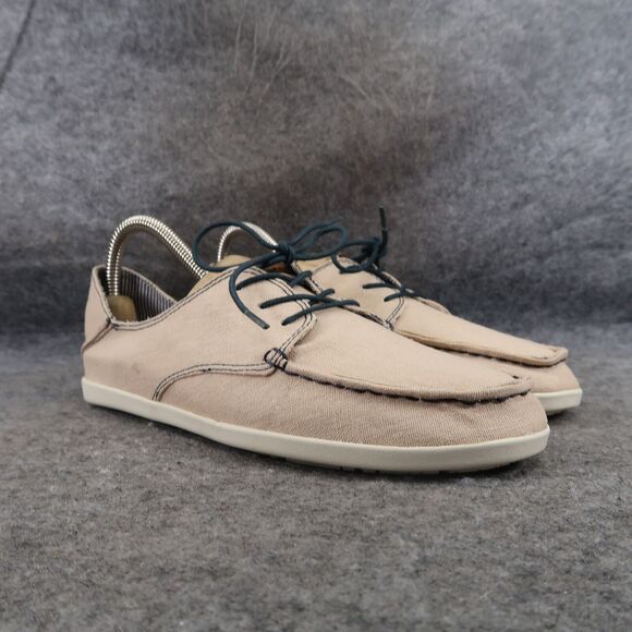 OluKai Shoes Womens 7 Chukka Slip On Loafer Heleuma Canvas Casual Lifestyle Surf - Picture 1 of 15